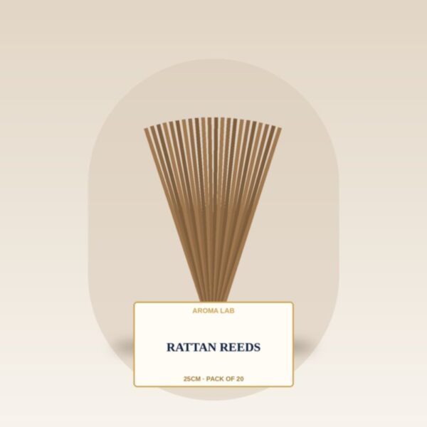 Natural Rattan Reeds 25cm (Pack of 20)
