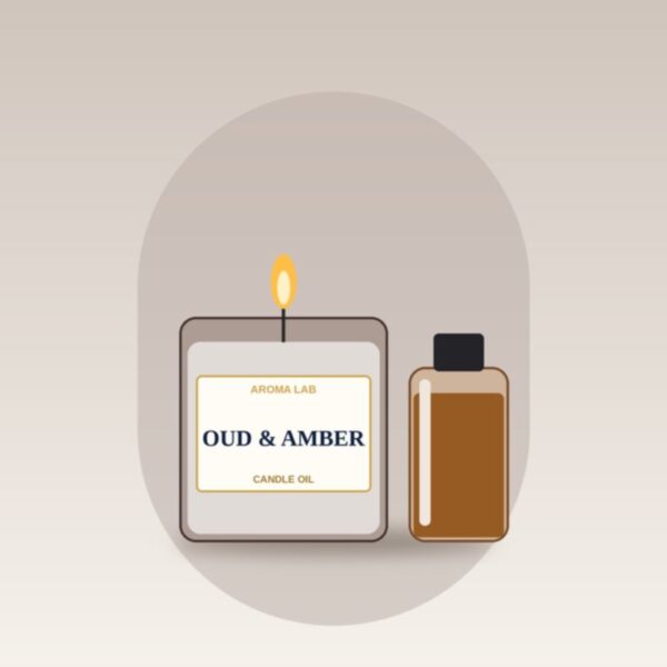 Oud & Amber Candle Oil