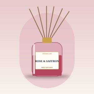 Rose & Saffron Reed Diffuser fragrance oil