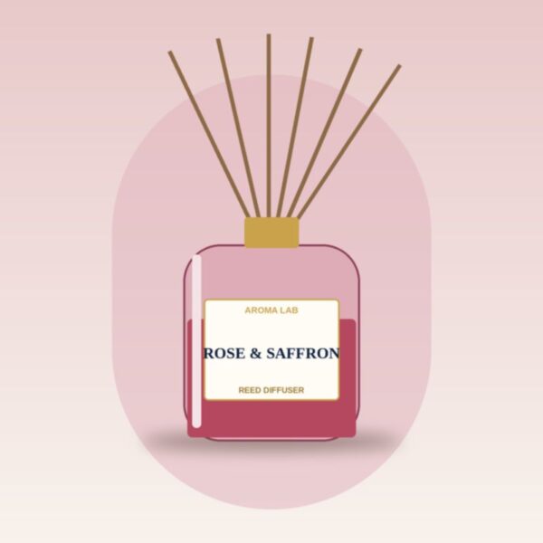 Rose & Saffron Reed Diffuser