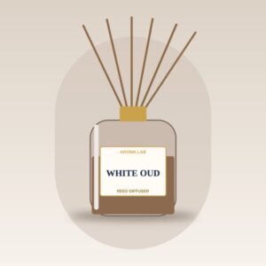 White Oud Reed Diffuser fragrance oil